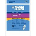 Dvc Vacuum Bag Hoover Y Microlined 3PK HR-1495